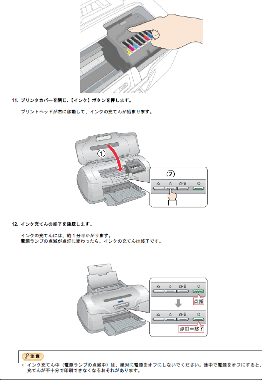 EPSON PX-G900 インクカートリッジ交換方法 -プリンターのインク交換教室- エプソン